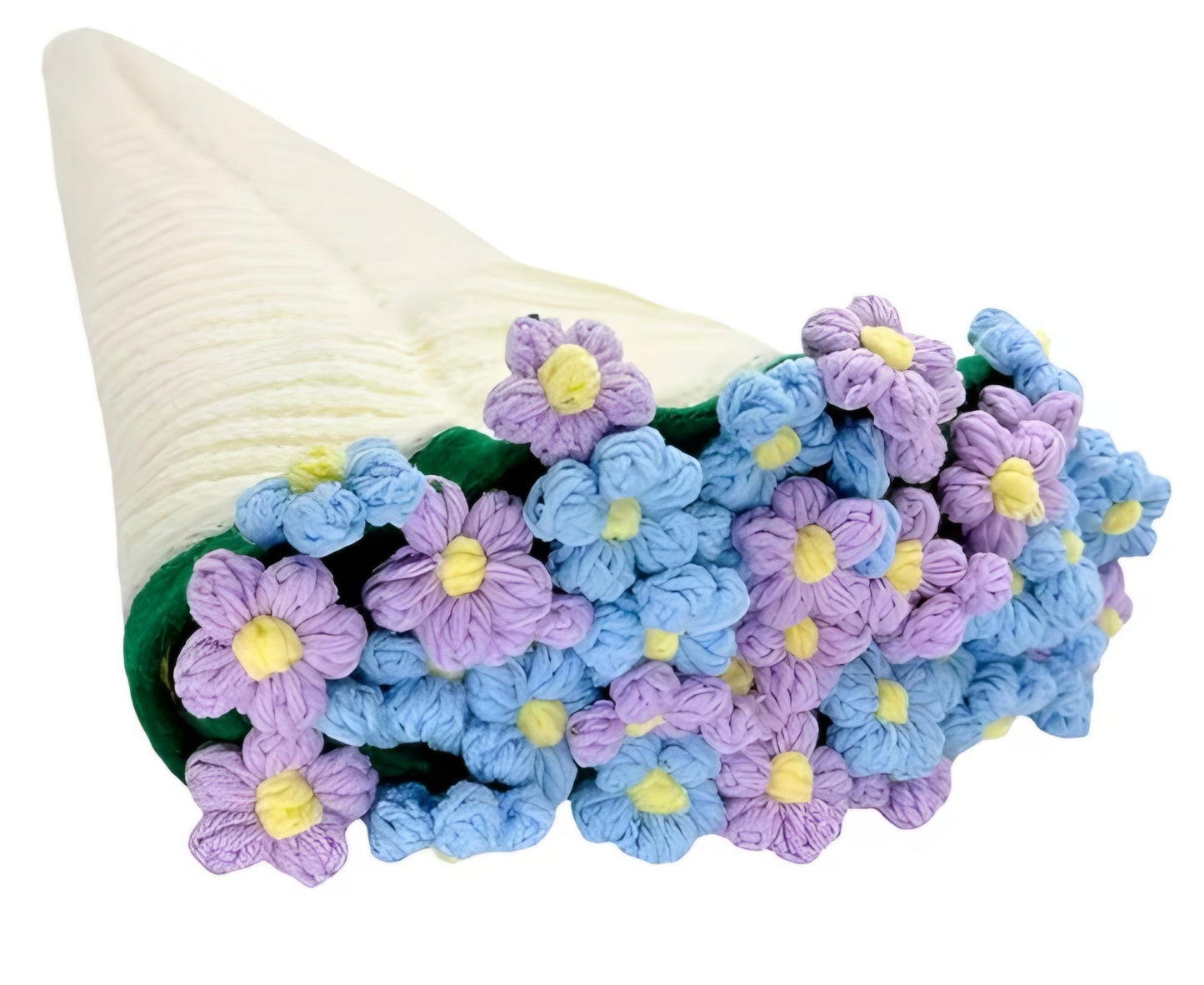 Hand-woven eternal floral blanket