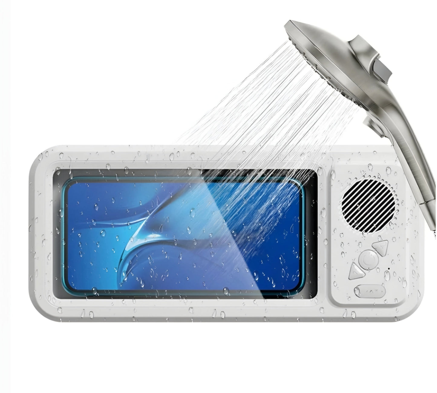 Waterproof Case with Built-In Bluetooth Speaker