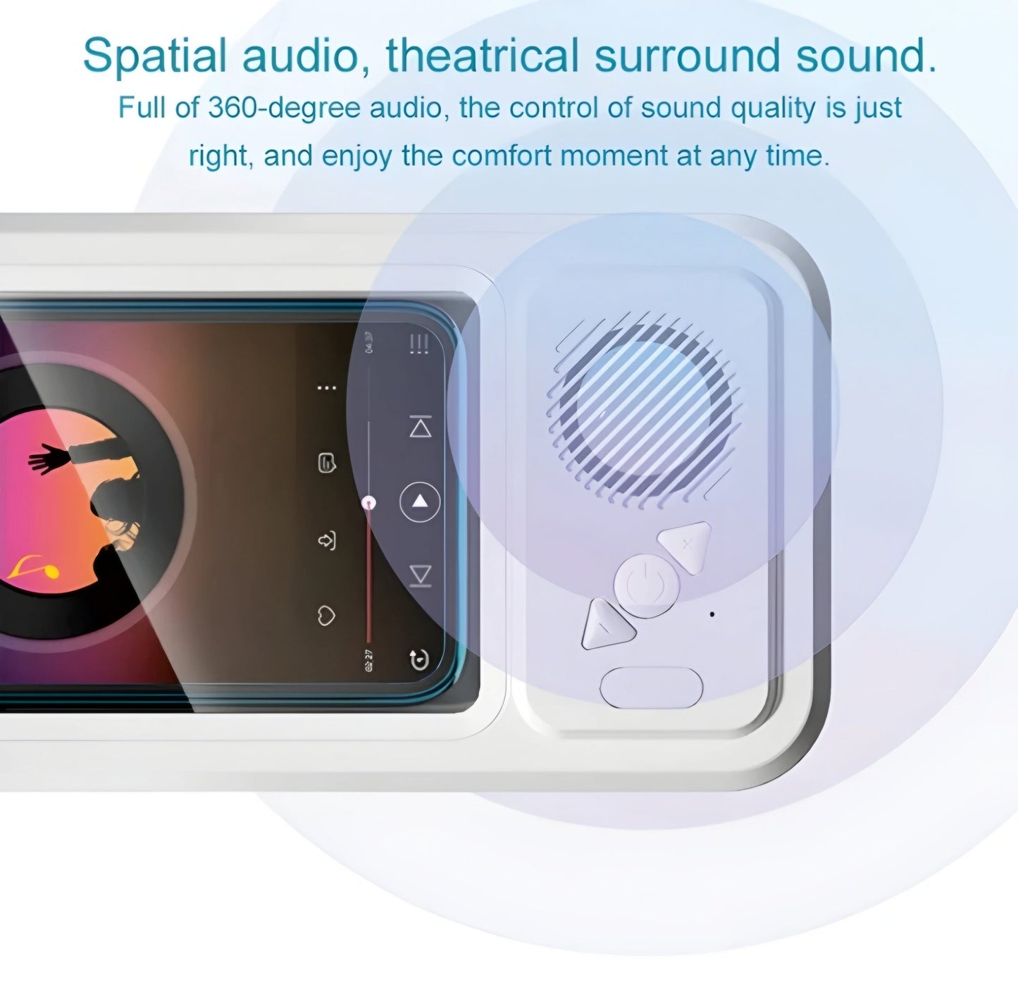 Waterproof Case with Built-In Bluetooth Speaker