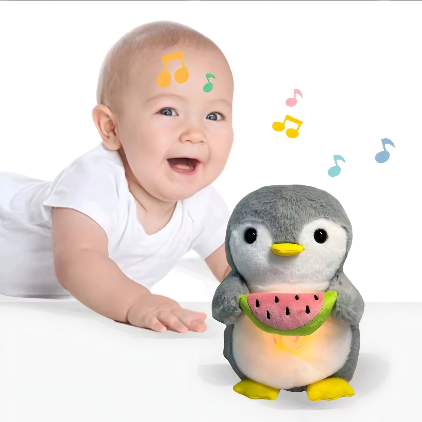 Heartbeat Penguin Plush