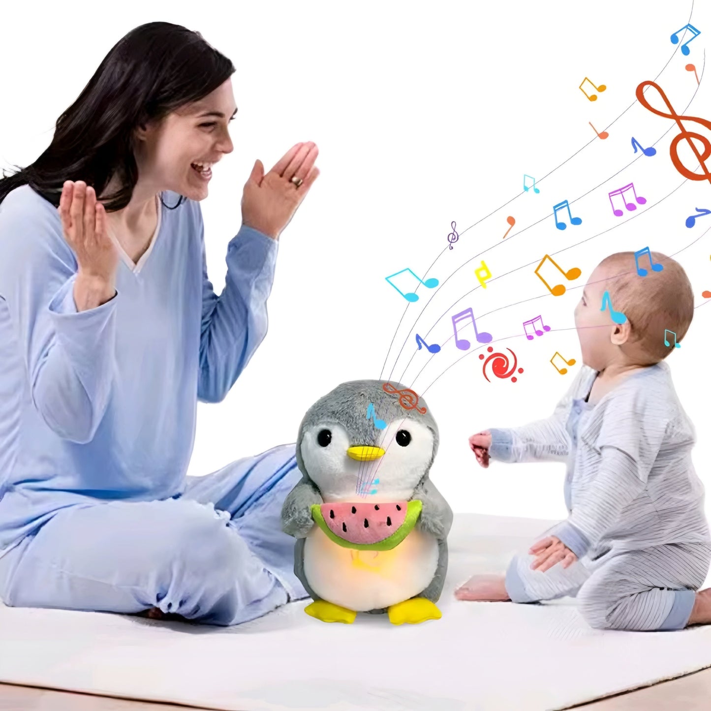 Heartbeat Penguin Plush