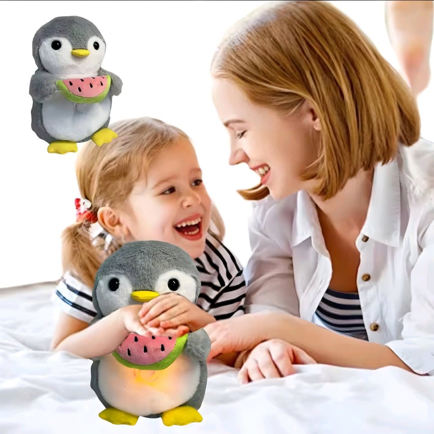Heartbeat Penguin Plush
