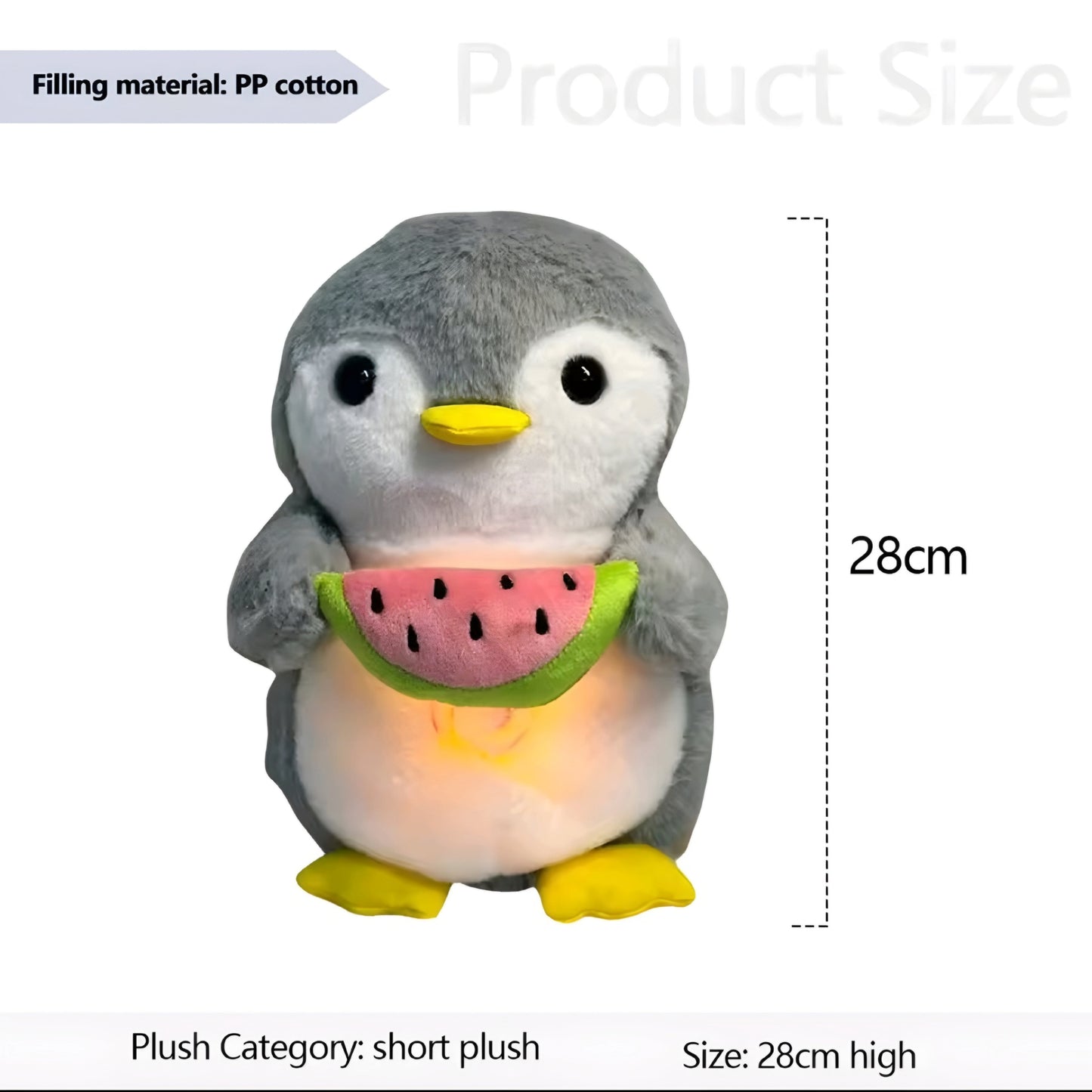 Heartbeat Penguin Plush