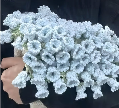Hand-woven eternal floral blanket