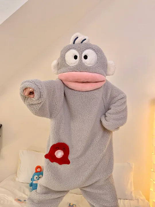 Funny Monster Pajama Robe | Viral Weird Cozy Gift for Adults