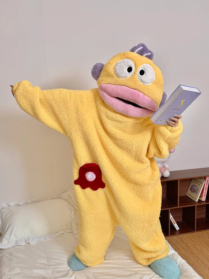 Funny Monster Pajama Robe | Viral Weird Cozy Gift for Adults