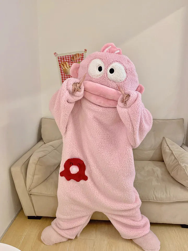 Funny Monster Pajama Robe | Viral Weird Cozy Gift for Adults