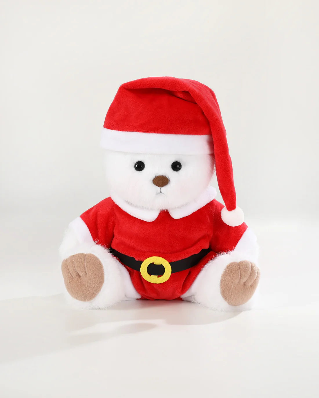 White Long Hair Bear & Christmas Santa Claus Jumpsuit
