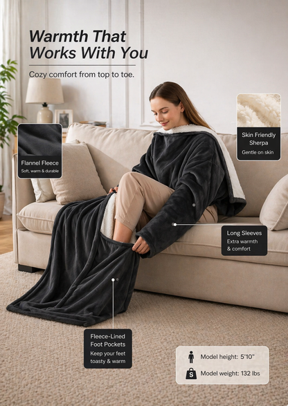 MireloCozy™- Wearable Heated Blanket