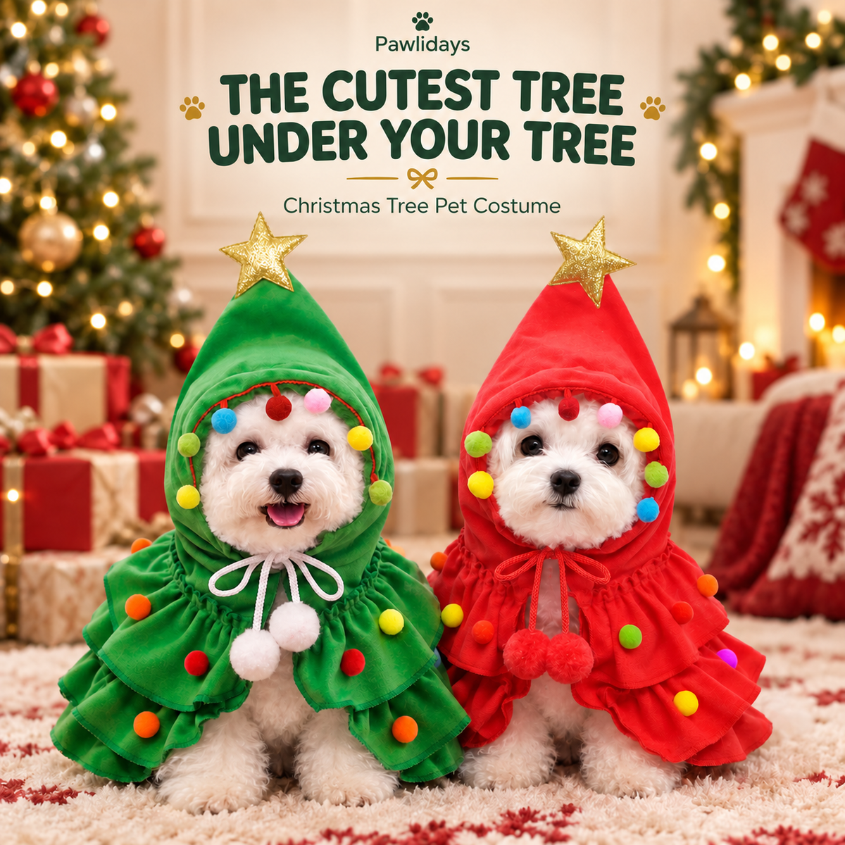 Christmas Tree Pet Costume | Pawliday – MireloCozy™