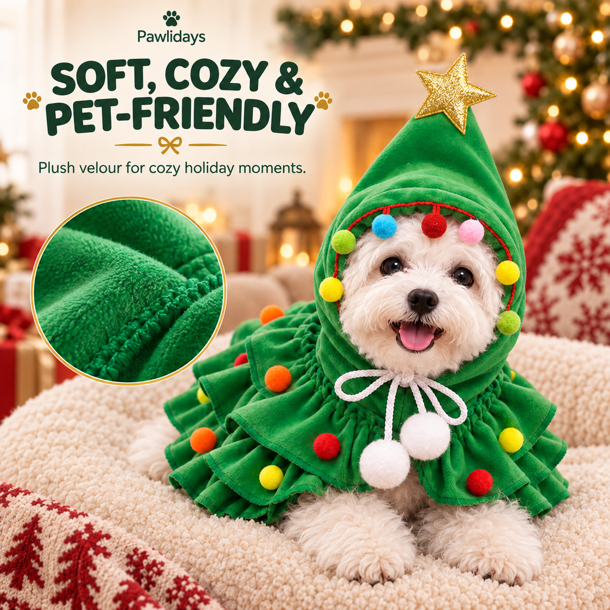 Christmas Tree Pet Costume | Pawliday – MireloCozy™