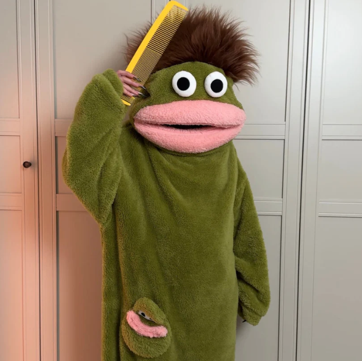 Funny Monster Pajama Robe | Viral Weird Cozy Gift for Adults