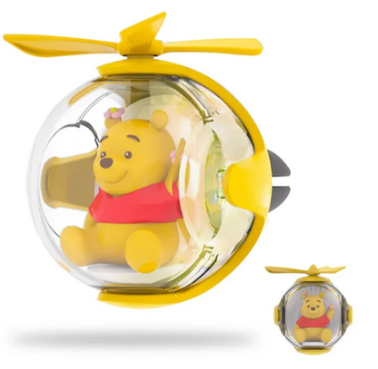 Winnie the Pooh Flying Ball Car Air Freshener With LED Light
