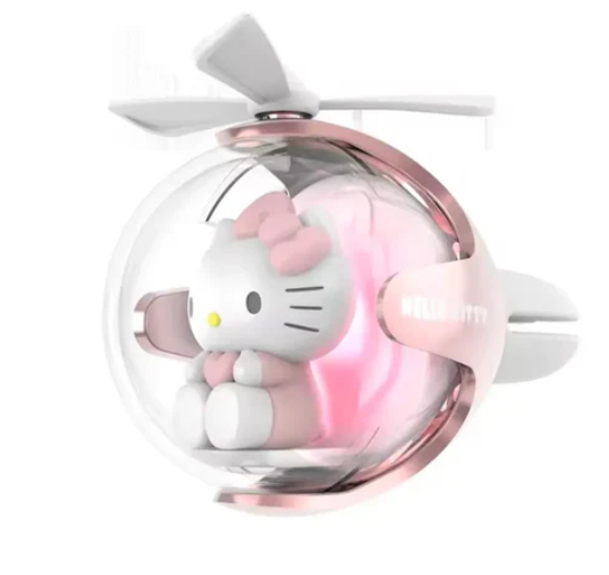 Hello Kitty & Friends Flying Ball Car Air Freshener with LED Light