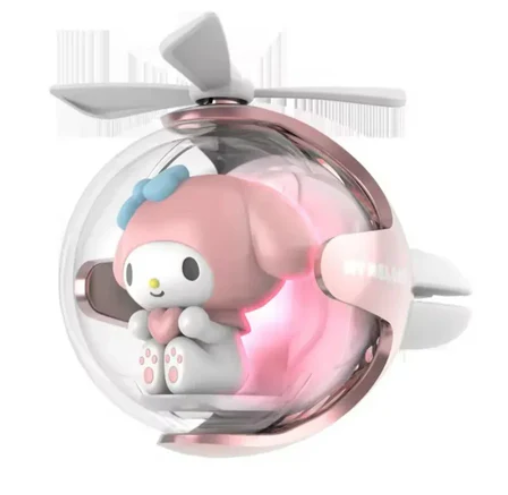 Hello Kitty & Friends Flying Ball Car Air Freshener with LED Light