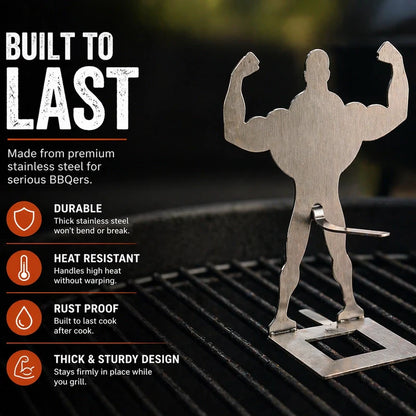 GrillGains: Flex Your BBQ Muscles & Grill with Glee!